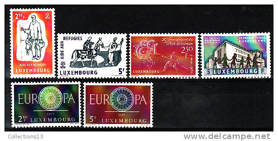 LUXEMBOURG - 576/579+587/588* - Cote 5 Euros Depart A 10% - Unused Stamps