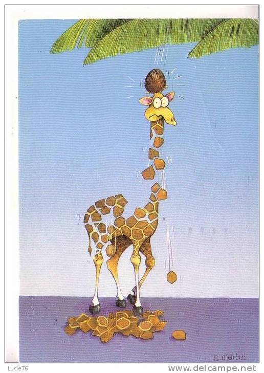 GIRAFE  -   Drôle De Chute  -  B. Martin  - N°  276 - Giraffen