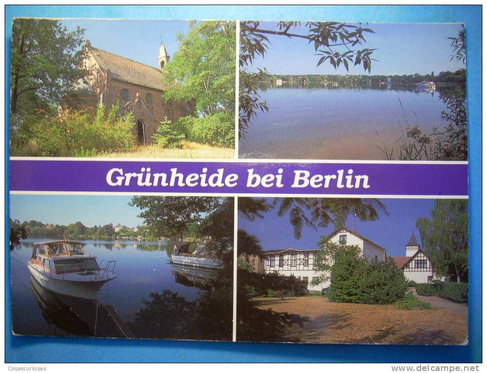 R.6013  BERLIN  ALEMANIA GERMANY DEUTSCHLAND  BRANDENBURGER BRANDENBURG  GRÜNHEIDE  AÑOS 80  CIRCULADA  MAS EN MI TIENDA - Brandenburger Door