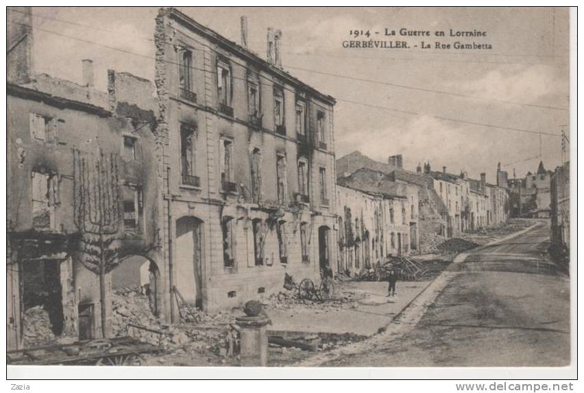 54.413/ GERBEVILLER - La Rue Gambetta - Gerbeviller