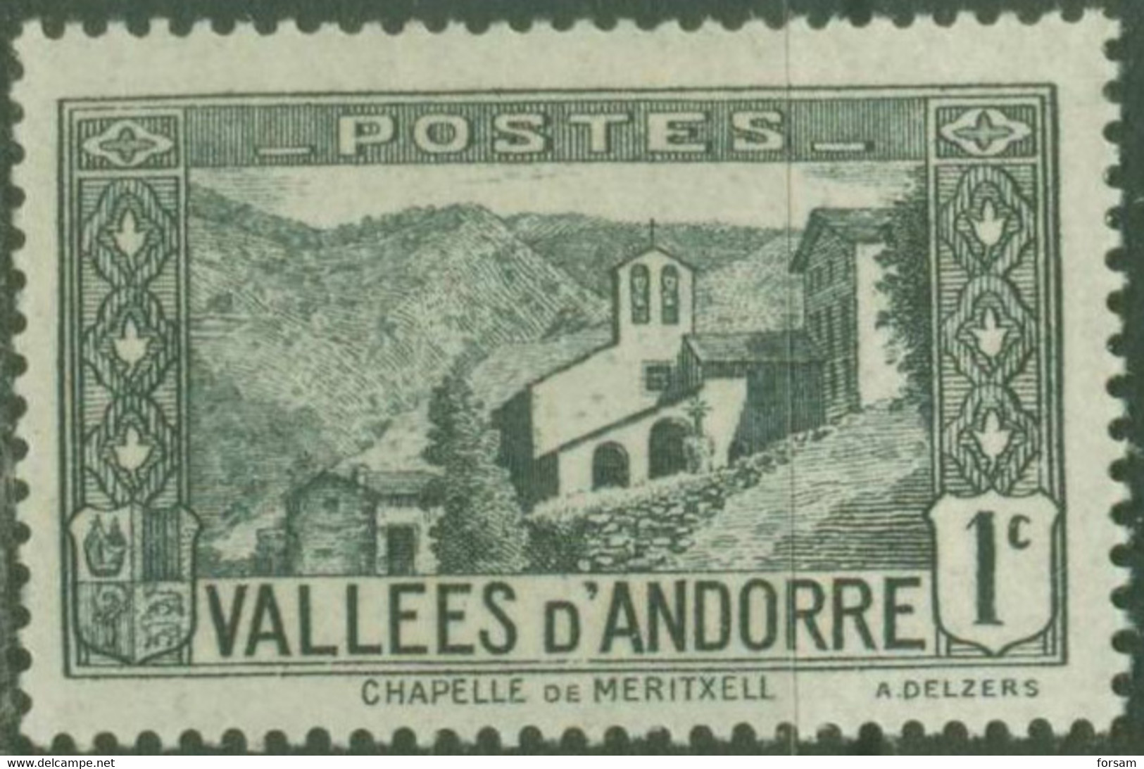 ANDORRA..1932..Michel # 24...MLH. - Unused Stamps