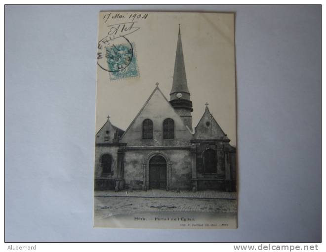 Meru. Portail De L'Eglise.1904. - Meru