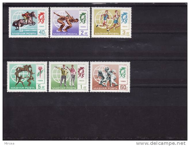 B1295 - Hongrie 1969 - Yv.no. 2073/8 Neufs** - Nuevos