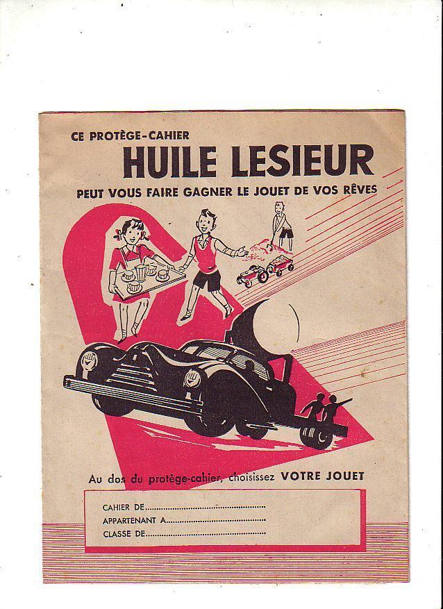 Protege Cahier Huile LESIEUR Jouets Voiture Tracteur Dinette Poupee Berceau Garage Jouets De Rêves - Book Covers