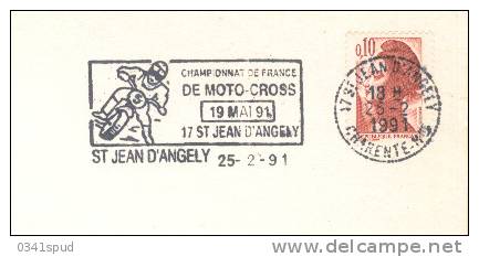 1991 France  17 St Jean D'Angely   Motociclismo Motocyclisme Motorcycling  Motocross - Motorfietsen