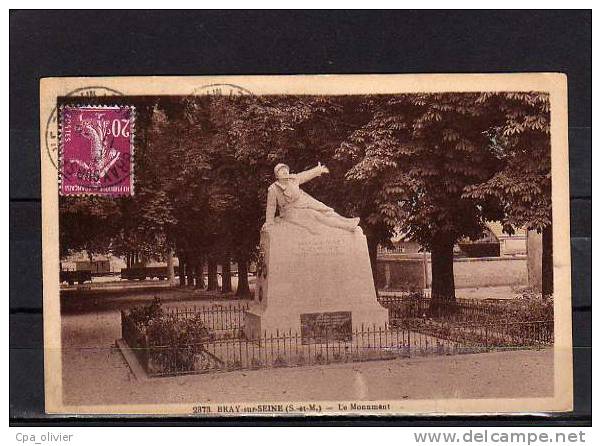 77 BRAY SUR SEINE Monument Aux Morts, Guerre 1914-18, Ed Mignon 2373, 193? - Bray Sur Seine