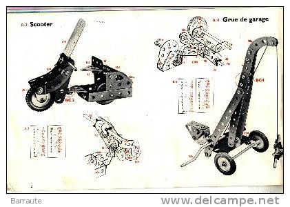 MANUEL D'INSTRUCTIONS  MECCANO  Boite 0 Et 1 . - Modelbouw