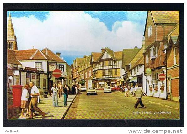 Postcard Lloyds Bank High Street Lyndhurst Hampshire New Forest - Ref 212 - Other & Unclassified