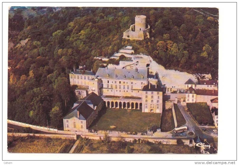 LA ROCHE GUYON 95 CHATEAU ET DONJON VUS D'AVION - La Roche Guyon