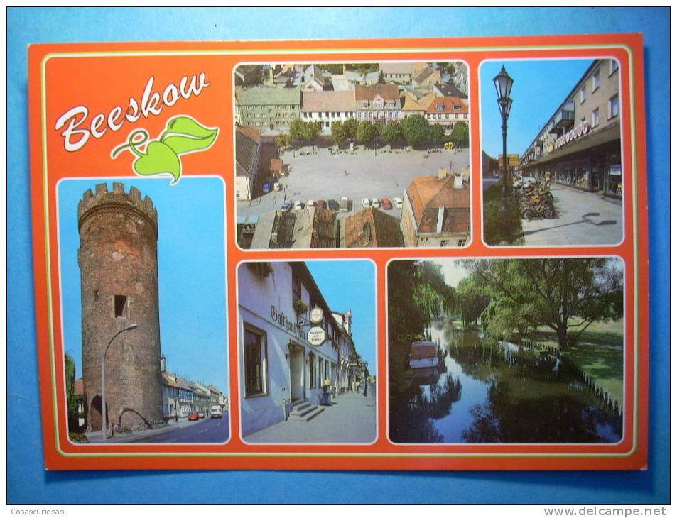 R.6054  BRANDEMBURGO  ALEMANIA GERMANY DEUTSCHLAND  BEESKOW  AÑOS 80  MAS EN MI TIENDA - Beeskow