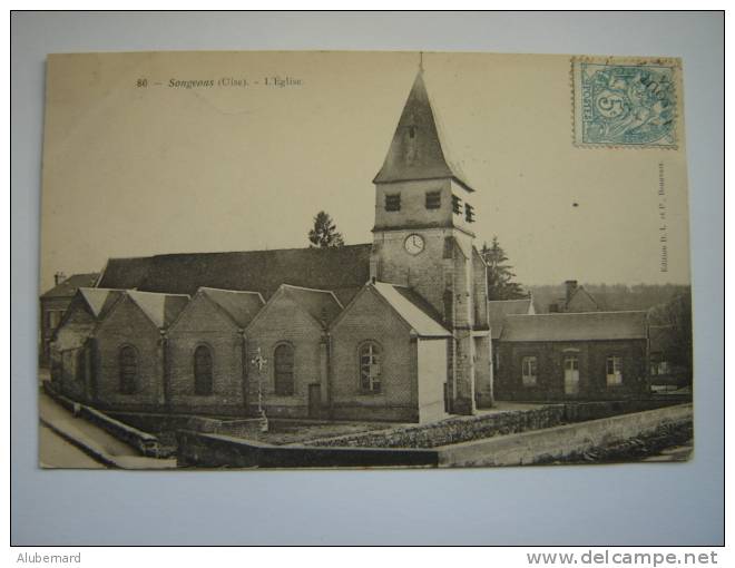 L'Eglise De Songeons.1904 - Songeons
