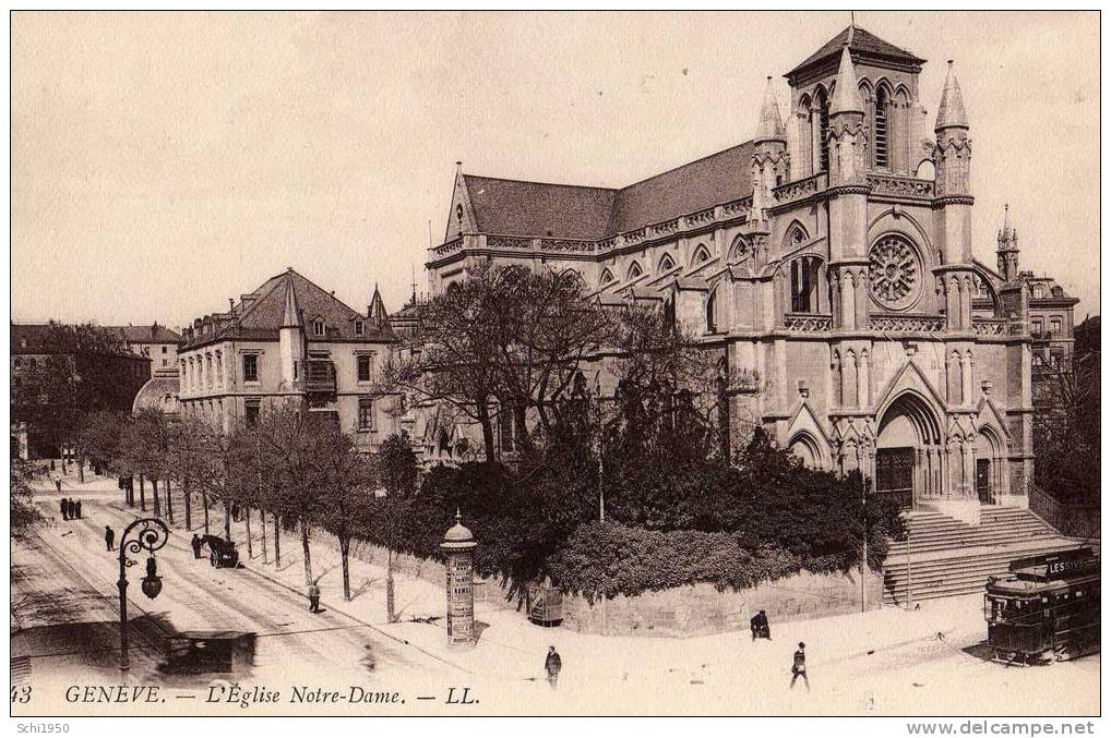BS - SUISSE - GENEVE - L'Eglise Notre Dame - Genève