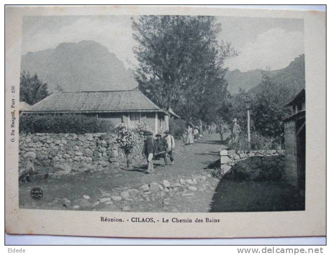 Cilaos Le Chemin Des Bains Chaise A Porteur - Saint Denis