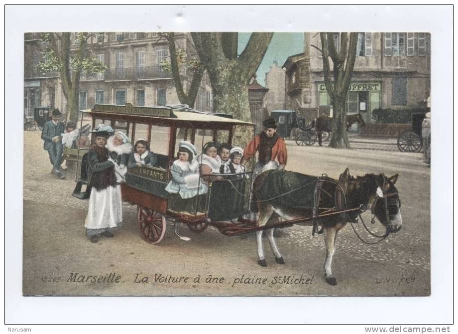 Marseille / Voiture à âne, Plaine St Michel - Non Classés