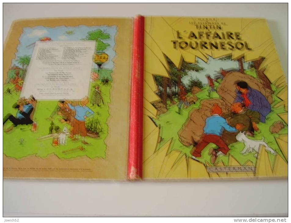 Bande DessinéeTINTIN - L'AFFAIRE TOURNESOL - B31 BIS - Année 1962 - Tintin