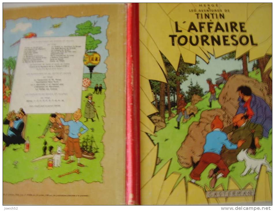 Bande DessinéeTINTIN - L'AFFAIRE TOURNESOL - B31 BIS - Année 1962 - Tintin