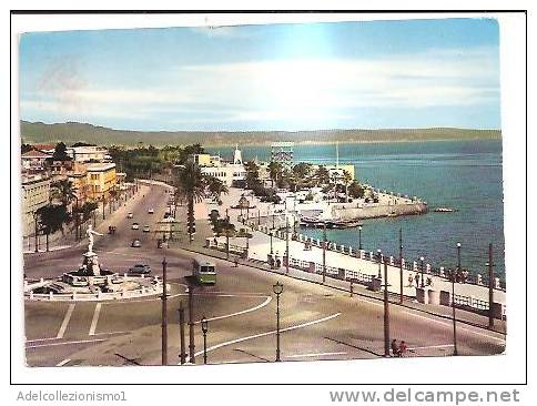 11502)cartolina Illustratoria  Messina - La Passeggiata A Mare - Marcophilia