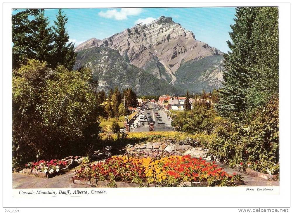 Canada - Kanada - Alberta - Banff - Cascade Mountain  - 1974 - Nice Stamp - Banff