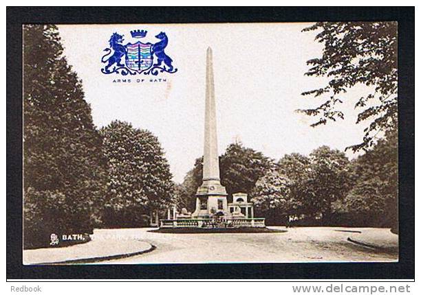 2 Raphael Tuck Postcards Bath Coat Of Arms Bath Abbey & Obelisk Somerset - Ref 213 - Bath