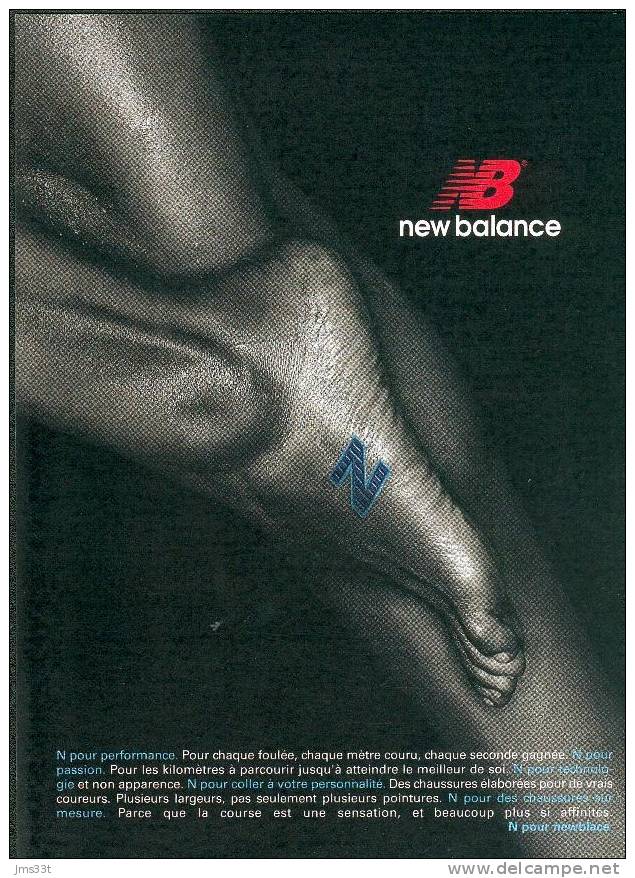 CPM - Publicitaire NEW-BALANCE - Athlétisme