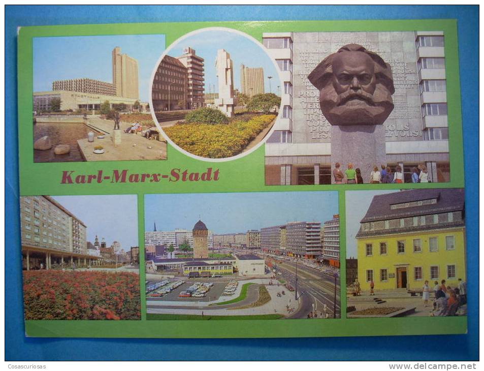 R.6092  SAJONIA  ALEMANIA GERMANY DEUTSCHLAND  CHEMNITZ  KARL MARX STADT  AÑOS 70  MAS EN MI TIENDA - Chemnitz (Karl-Marx-Stadt 1953-1990)