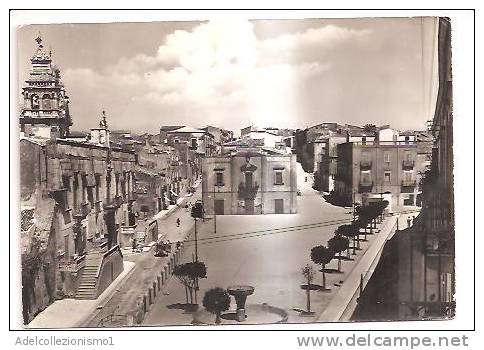 11511)cartolina Illustratoria  Agrigento - Piazza Matteotti E Palazzo Cutò - 1946-60: Storia Postale