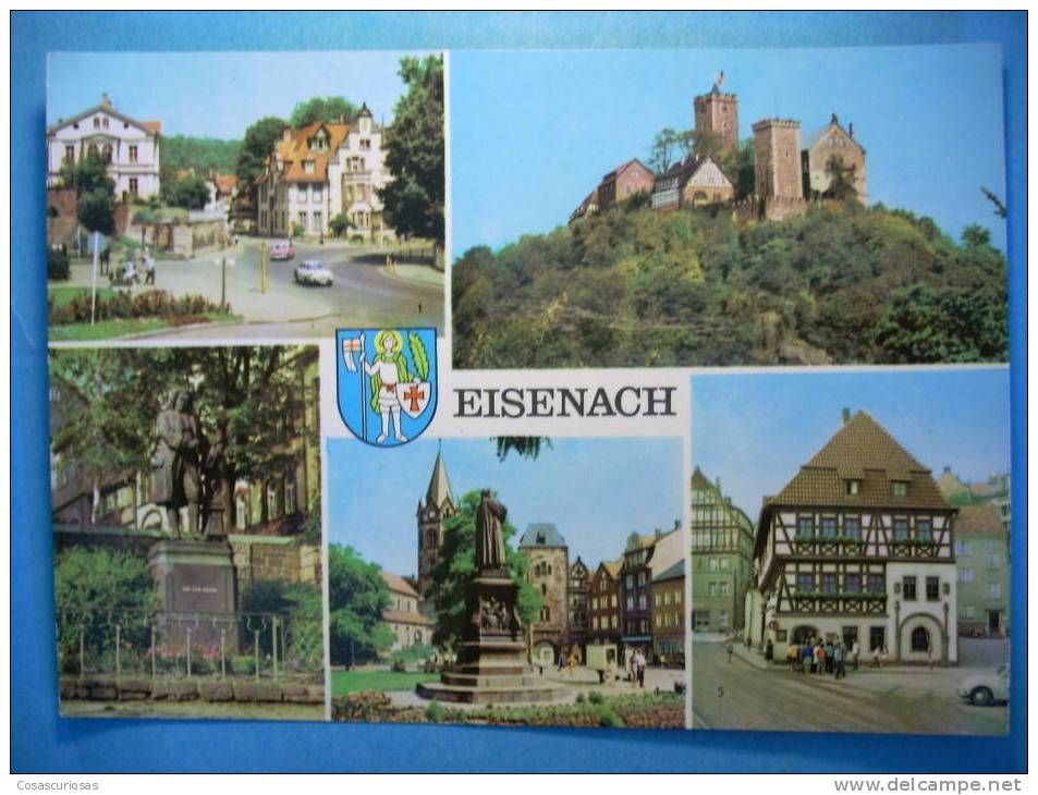 R.6108  TURINGIA  ALEMANIA GERMANY DEUTSCHLAND  EISENACH  WARTBURGSTADT  AÑOS 70  MAS EN MI TIENDA - Eisenach