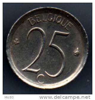 Belgique 25cts 1974 Légende Française Ttb/sup - 25 Centimes