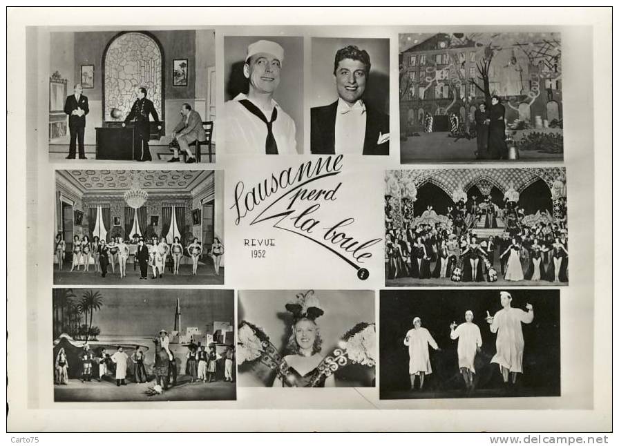 SPECTACLE - Cabaret - Revue 1952 - Lausanne Perd La Boule - Inns