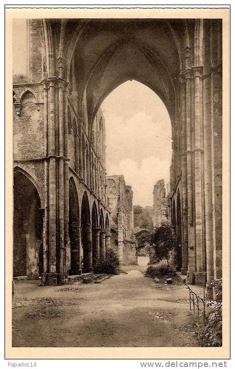 B - BW - Abbaye De Villers - La Grande Nef De L'église - Edition Du Touring Club De Belgique (non Circulée) - Villers-la-Ville