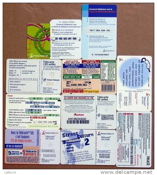 Lot De 10 Cartes Téléphoniques 1 - Collezioni