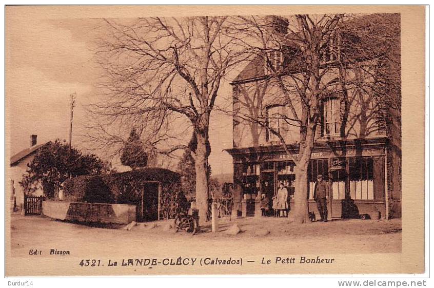 LA LANDE-CLÉCY (Calvados).   " LE PETIT BONHEUR "  ( Bp Commerce / Belle Carte  ) - Clécy