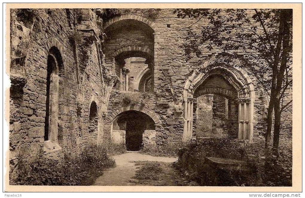 B - BW - Abbaye De Villers - Porte Trilobée Et Entrée De La Crypte - Edition Du Touring Club De Belgique - Villers-la-Ville