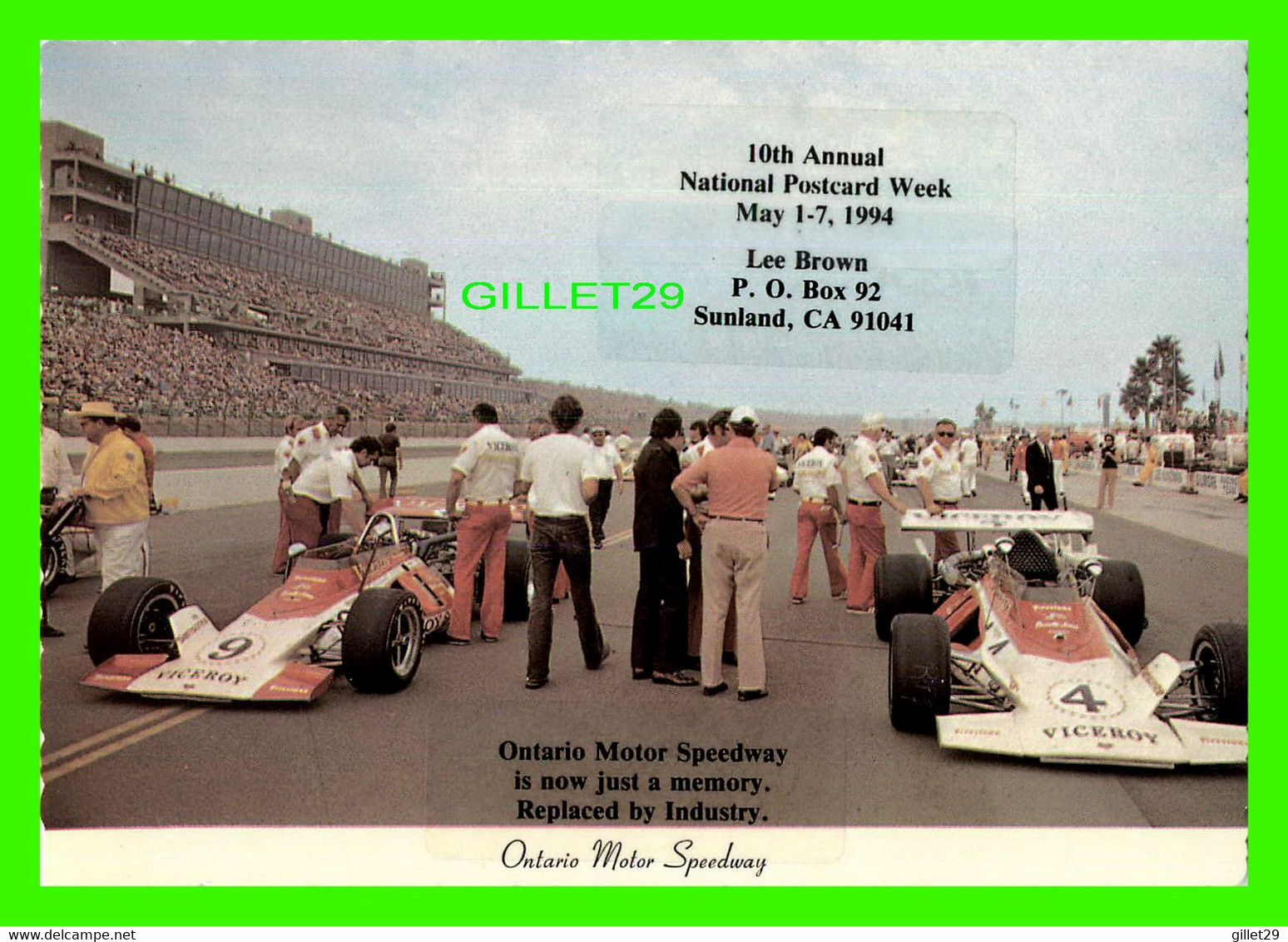 SPORT AUTOMOBILE - ONTARIO, CA - ONTARIO MOTOR SPEEDWAY - CARS RACE - 10th ANNUAL NPW, 1994 - - Grand Prix / F1