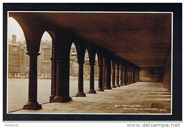 2 Judges Real Photo Postcards Cambridge Trinity College Bridge & Cloisters - Ref 214 - Cambridge