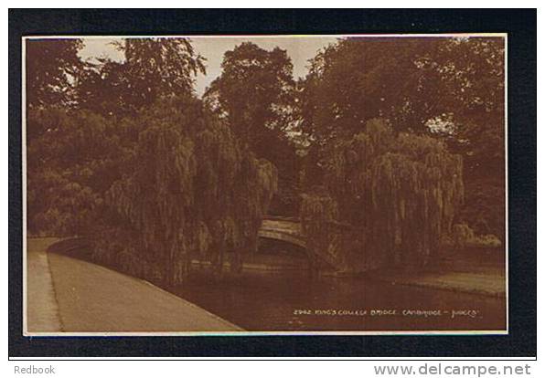 3 Judges Real Photo Postcards King's Clare & Queen's College Bridges Cambridge - Ref 214 - Cambridge