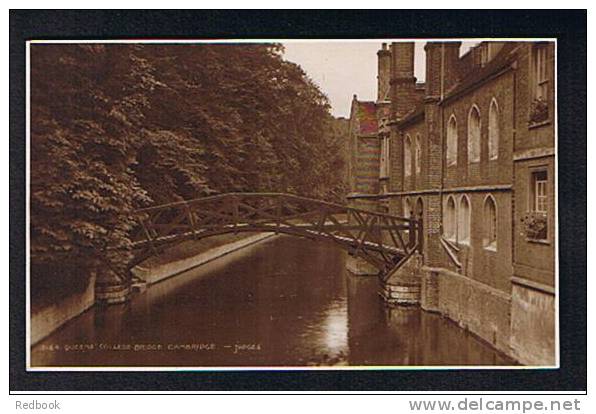 3 Judges Real Photo Postcards King's Clare & Queen's College Bridges Cambridge - Ref 214 - Cambridge