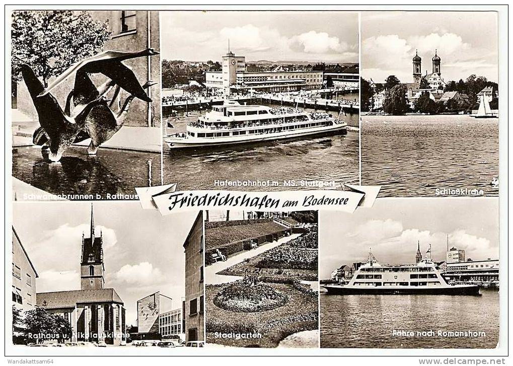 AK 799 FRIEDRICHSHAFEN Am Bodensee Mehrbildkarte 6 Bilder - Friedrichshafen