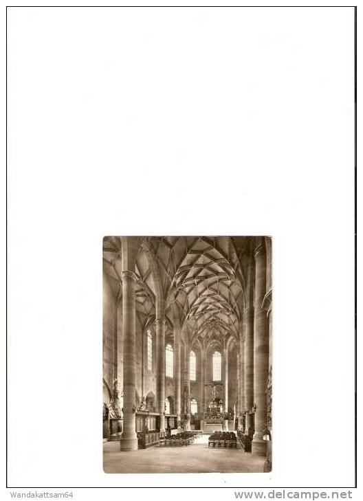 AK SCHWÄBISCH HALL STADTKIRCHE ST. MICHAEL Chor 1495-1525 CALW 9.8.71 Nach Waiblingen - Schwäbisch Hall