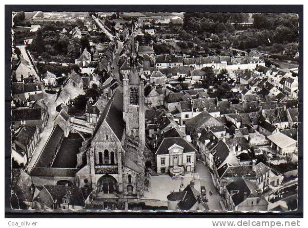 77 DONNEMARIE EN MONTOIS (Dontilly) Vue Générale Aérienne, Eglise, Ed Lapie 4, En Avion Au Dessus De, CPSM 10x15, 1964 - Donnemarie Dontilly