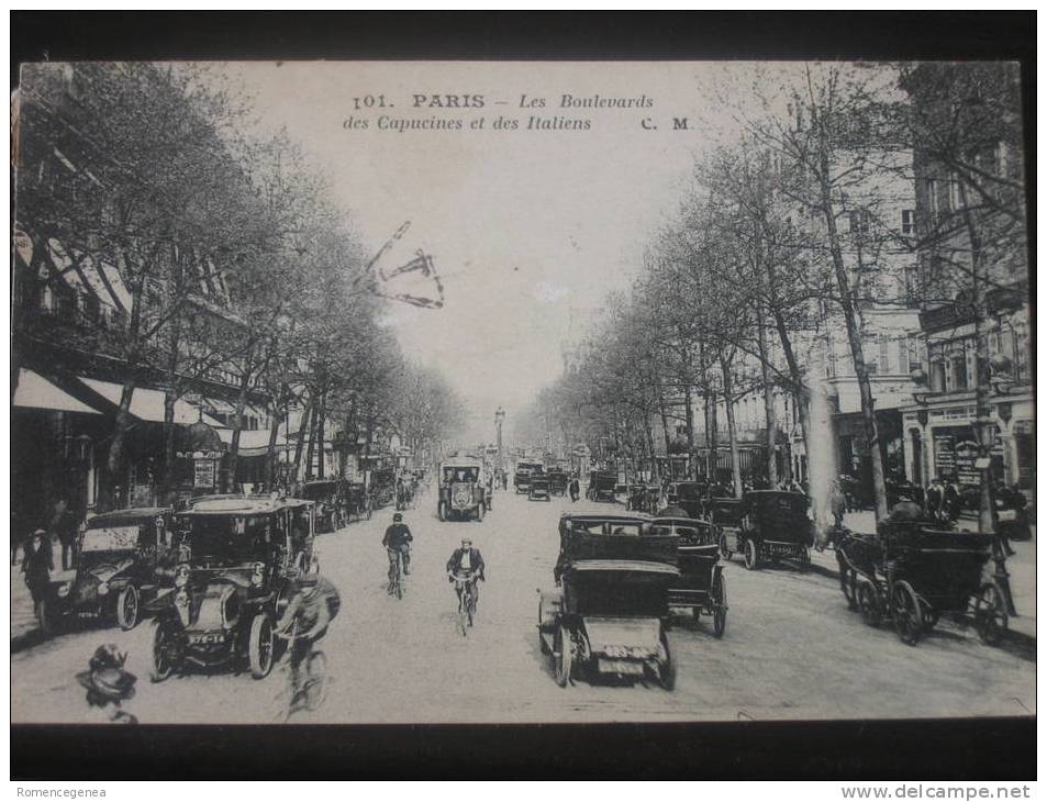 PARIS - Les Boulevards Des Capucines Et Des Italiens - Très Animée - A Voir - Arrondissement: 02