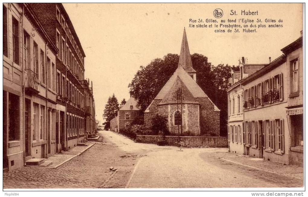 BELGIQUE-ST HUBERT-RUE ST GILLES - Saint-Hubert