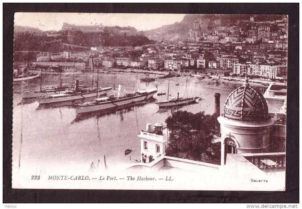 MONTE-CARLO - Le Port - Circulé - Circulated - Gelaufen - 1919. - Hafen