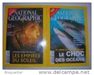 National Géographic France 11 Numéros. - Lots De Plusieurs Livres