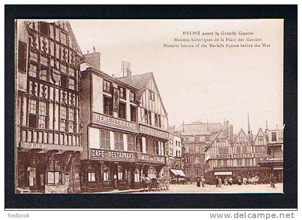 2 Early Postcards Reims France - Ref 215 - Champagne - Ardenne