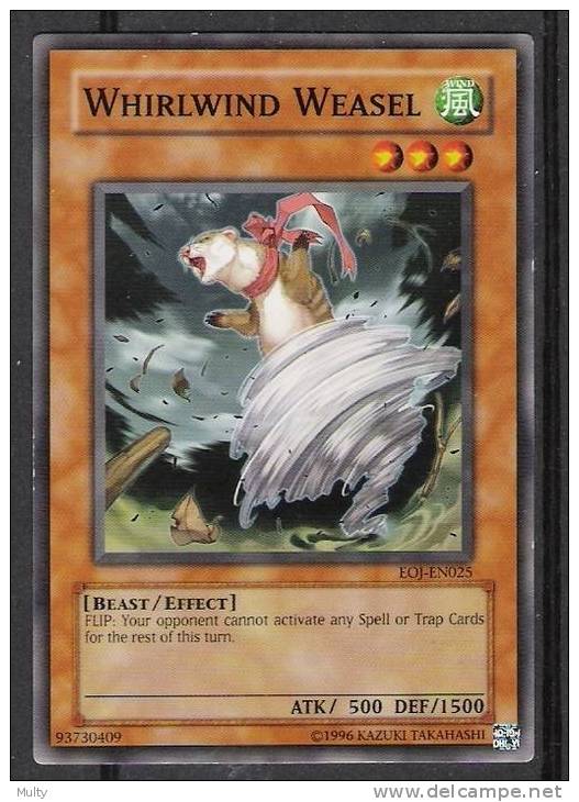 Whirlwind Weasel ATK 500  DEF 1500 - Yu-Gi-Oh