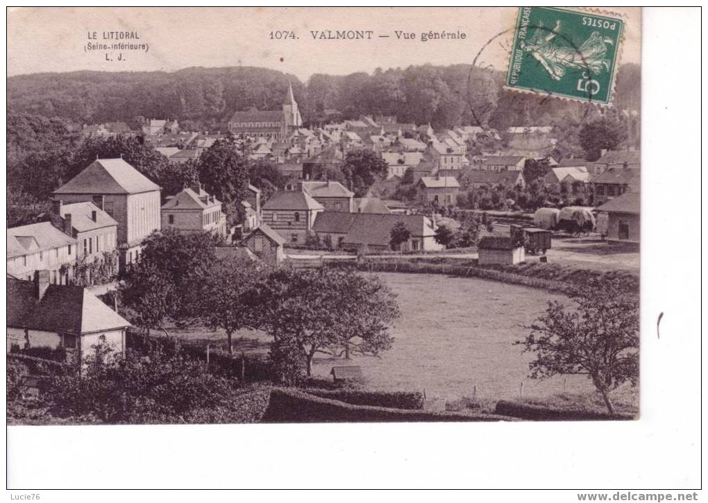 VALMONT   -  N° 1074  -  Vue Générale - Valmont