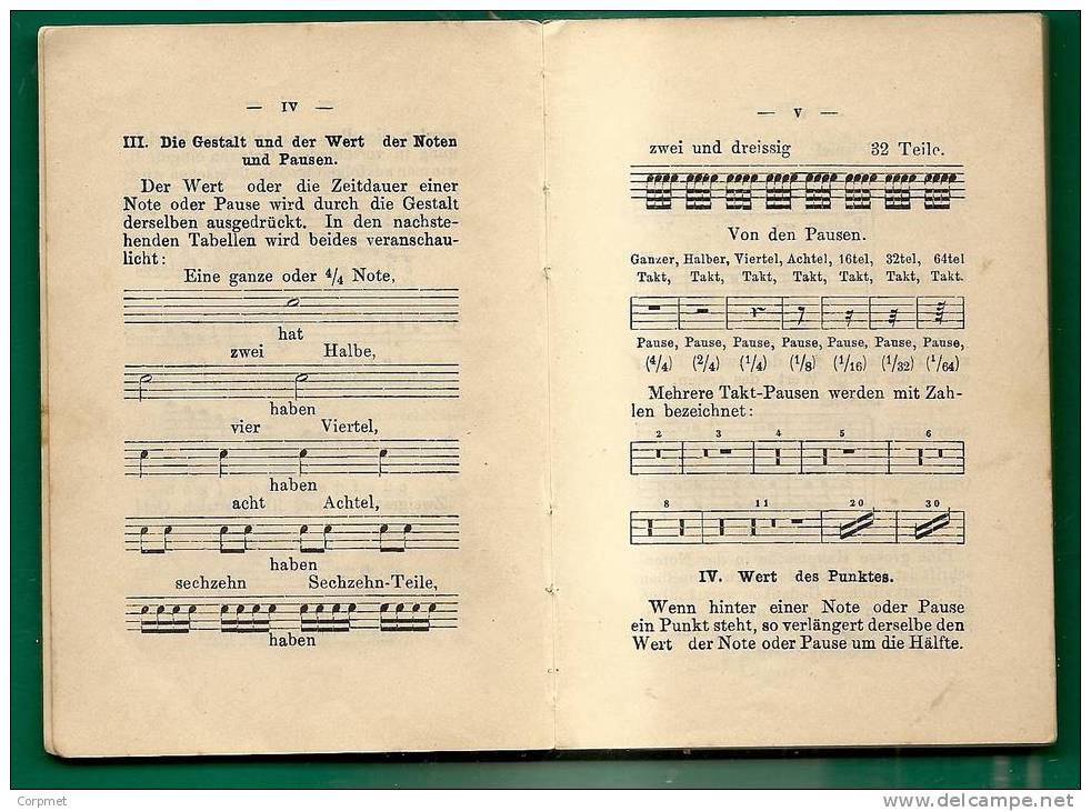 VOLLSTÄNDIGES MUSIKALISCHES TASCHEN-WÖRTERBURCH C/1900´s - Música