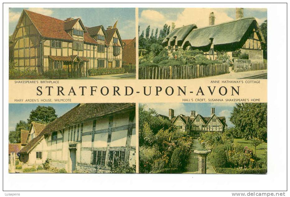 OLD FOREIGN 0784 - ENGLAND - Stratford-Upon Avon Views - Stratford Upon Avon