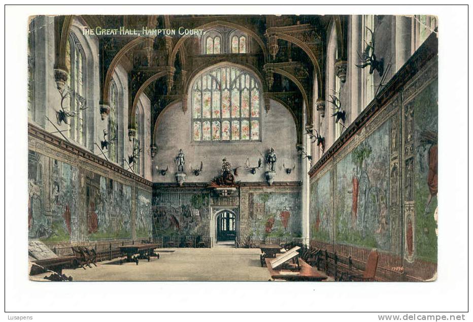 OLD FOREIGN 0786 - ENGLAND - The Great Hall Hampton Court - Middlesex